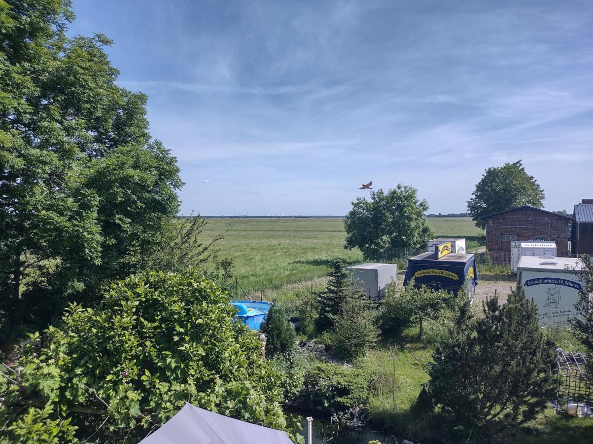 Ferienwohnung Nixe Sandstedt Exterior foto